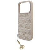 Husa de protectie Guess Hardcase 4G Charm Cradle MagSafe (GUHMP17LGF4GCP) compatibil cu iPhone 17 Pro, Roz