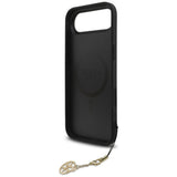Husa de protectie Guess Hardcase 4G Charm Cradle MagSafe (GUHMP17MGF4GCK) compatibil cu iPhone 17 Air, Negru