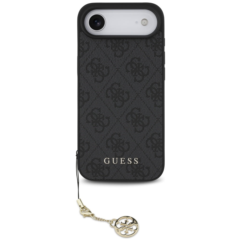 Husa de protectie Guess Hardcase 4G Charm Cradle MagSafe (GUHMP17MGF4GCK) compatibil cu iPhone 17 Air, Negru