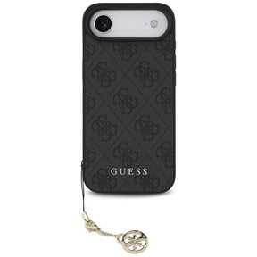 Husa de protectie Guess Hardcase 4G Charm Cradle MagSafe (GUHMP17MGF4GCK) compatibil cu iPhone 17 Air, Negru