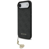 Husa de protectie Guess Hardcase 4G Charm Cradle MagSafe (GUHMP17MGF4GCK) compatibil cu iPhone 17 Air, Negru