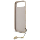 Husa de protectie Guess Hardcase 4G Charm Cradle MagSafe (GUHMP17MGF4GCP) compatibil cu iPhone 17 Air, Roz
