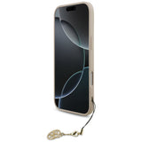 Husa de protectie Guess Hardcase 4G Charm Cradle MagSafe (GUHMP17MGF4GCP) compatibil cu iPhone 17 Air, Roz