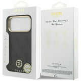 Husa de protectie Guess Hardcase 4G Strass Logo MagSafe (GUHMP17XP4GRMDEK) compatibil cu iPhone 17 Pro Max, Negru