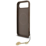 Husa de protectie Guess Hardcase 4G Charm Cradle MagSafe (GUHMP17MGF4GCW) compatibil cu iPhone 17 Air, Maro