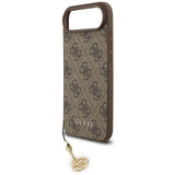 Husa de protectie Guess Hardcase 4G Charm Cradle MagSafe (GUHMP17MGF4GCW) compatibil cu iPhone 17 Air, Maro