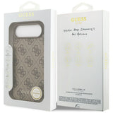 Husa de protectie Guess Hardcase 4G Charm Cradle MagSafe (GUHMP17MGF4GCW) compatibil cu iPhone 17 Air, Maro
