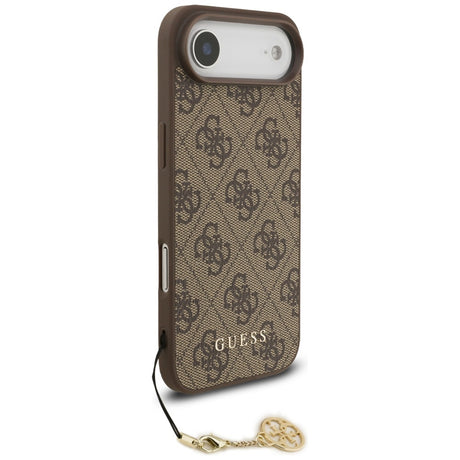 Husa de protectie Guess Hardcase 4G Charm Cradle MagSafe (GUHMP17MGF4GCW) compatibil cu iPhone 17 Air, Maro
