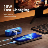 Ocoopa Hand Warmer UT2s GamerPro (UT4103-RD), with Power Bank, Magnetic Design, 7 LED Lights, Type-C, 18W, 2x5000mAh, Rosu