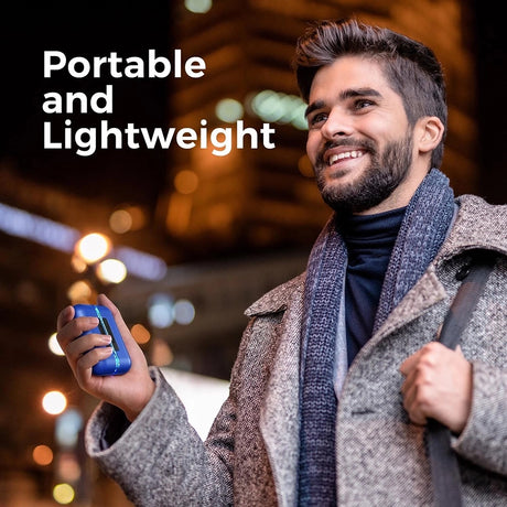 Ocoopa Hand Warmer UT2s GamerPro (UT4103-RD), with Power Bank, Magnetic Design, 7 LED Lights, Type-C, 18W, 2x5000mAh, Rosu