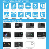 Suport Techsuit Accessory Kit CamQuest 50in1 (SA50), for GoPro Hero, SJCAM, Action Cameras, with Carrying Case, Negru
