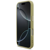 Husa de protectie Guess Fixed Glitter Big 4G Metal Frame (GUHCP17LHG4SGCD) compatibil cu iPhone 17 Pro, Auriu