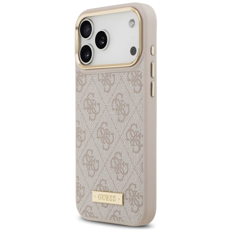 Husa de protectie Guess Hardcase 4G compatibil cu iPhone 17 Pro Max, Roz