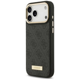 Husa de protectie Guess Hardcase 4G compatibil cu iPhone 17 Pro Max, Negru