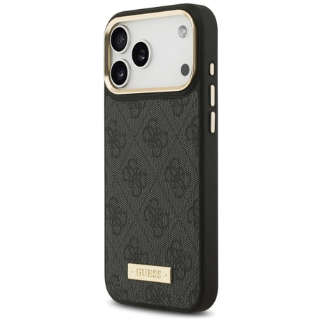 Husa de protectie Guess Hardcase 4G compatibil cu iPhone 17 Pro Max, Negru