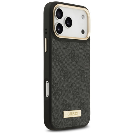 Husa de protectie Guess Hardcase 4G compatibil cu iPhone 17 Pro Max, Negru