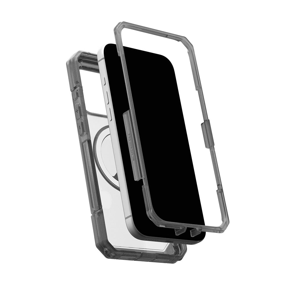 Husa de protectie UAG Trooper MagSafe compatibil cu iPhone 17 Pro, Transparent Ash