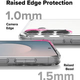 Husa de protectie Ringke Fusion compatibil cu Samsung Galaxy S25 FE, Transparent