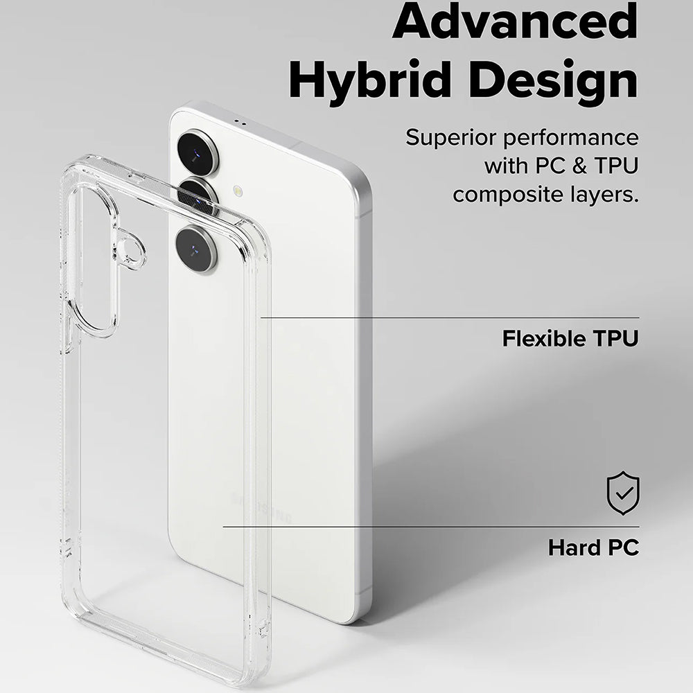 Husa pentru Samsung Galaxy S25 FE - Ringke Fusion - Matte Clear