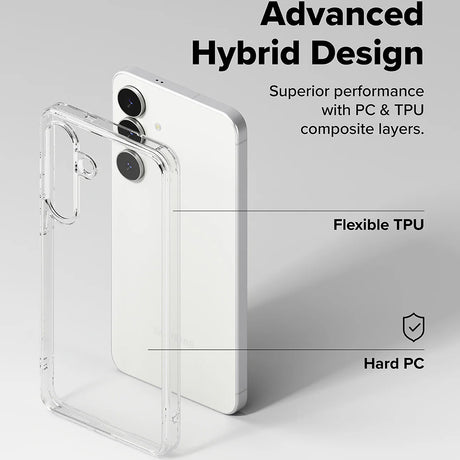 Husa pentru Samsung Galaxy S25 FE - Ringke Fusion - Matte Clear
