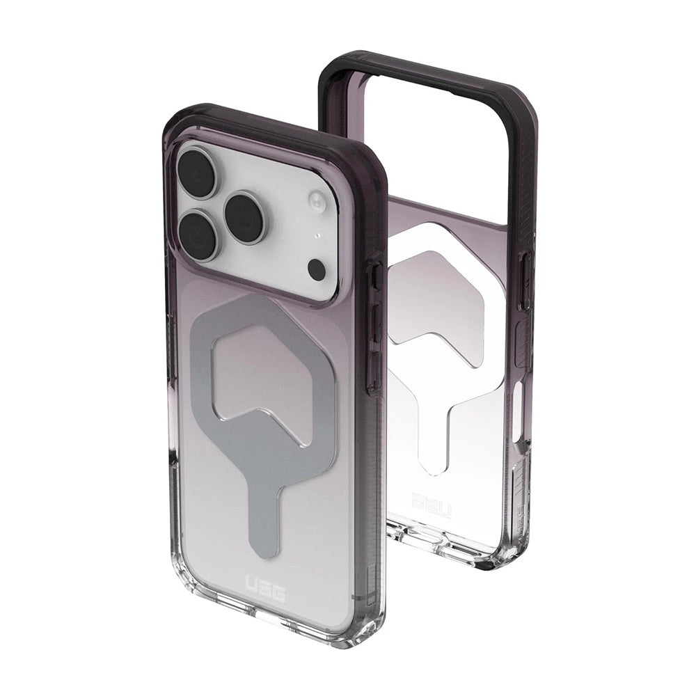 Husa de protectie UAG Plyo MagSafe compatibil cu iPhone 17 Pro, Negru Clear Ombre
