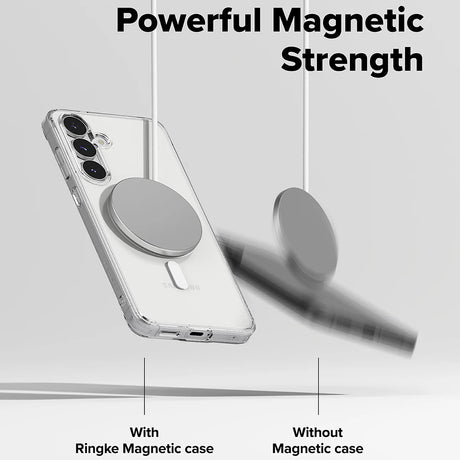 Husa de protectie Ringke Fusion MagSafe compatibil cu Samsung Galaxy S25 FE, Transparent