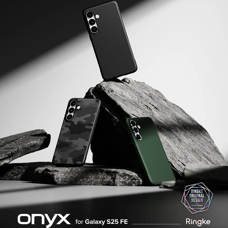 Husa de protectie Ringke Onyx compatibil cu Samsung Galaxy S25 FE, Negru