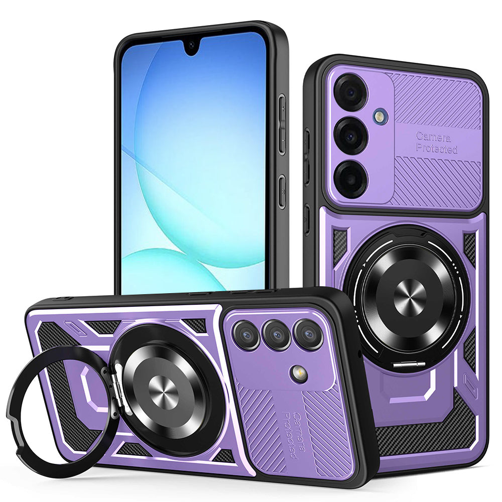 Husa de protectie Techsuit RuggedCam compatibil cu Samsung Galaxy A17 5G / A17 4G / M17 / F17, Mov