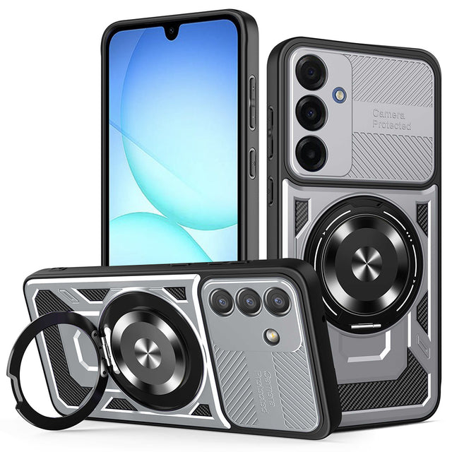 Husa de protectie Techsuit RuggedCam compatibil cu Samsung Galaxy A17 5G / A17 4G / M17 / F17, Gri