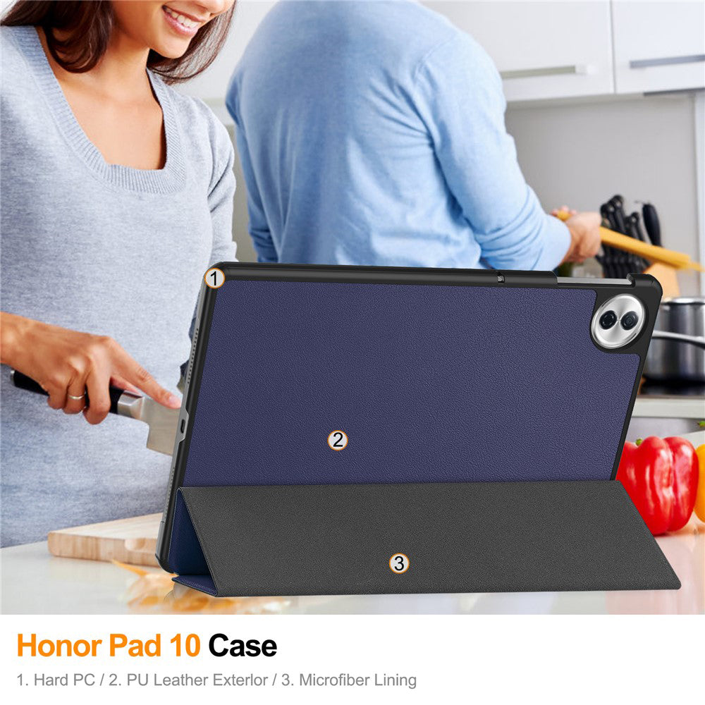 Husa de protectie tableta Techsuit FoldPro compatibil cu Honor Pad 10, Albastru