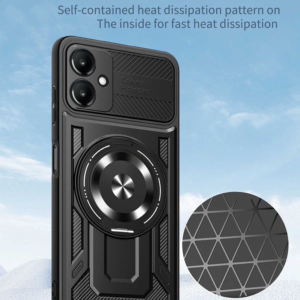 Husa de protectie Techsuit RuggedCam compatibil cu Samsung Galaxy A07 4G, Mov