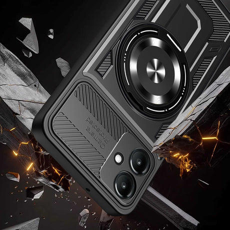 Husa de protectie Techsuit RuggedCam compatibil cu Samsung Galaxy A07 4G, Gri