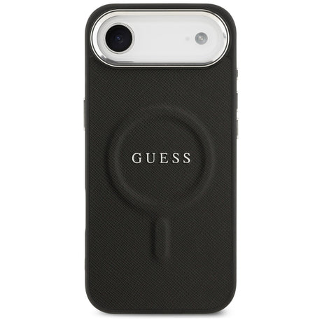 Husa de protectie Guess Hardcase Classic Logo MagSafe (GUHMP17MPSAREGSK) compatibil cu iPhone 17 Air, Negru