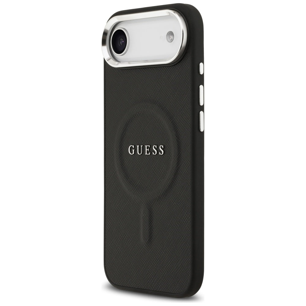 Husa de protectie Guess Hardcase Classic Logo MagSafe (GUHMP17MPSAREGSK) compatibil cu iPhone 17 Air, Negru
