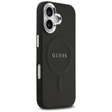Husa de protectie Guess Hardcase Classic Logo MagSafe (GUHMP17SPSAREGSK) compatibil cu iPhone 17, Negru