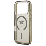 Husa de protectie Guess IML Gradient Triangle Logo MagSafe (GUHMP17XHGTMLCGA) compatibil cu iPhone 17 Pro Max, Kaki