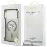 Husa de protectie Guess IML Gradient Triangle Logo MagSafe (GUHMP17LHGTMLCGA) compatibil cu iPhone 17 Pro, Kaki