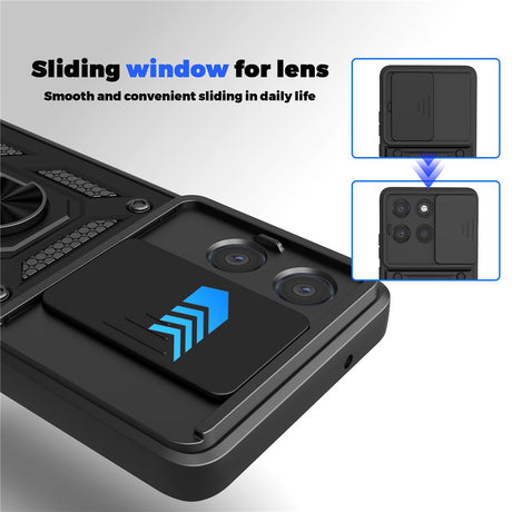 Husa de protectie Techsuit CamShield Series compatibil cu Motorola Moto G86 Power, Negru
