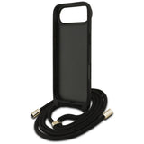 Husa de protectie Guess Crossbody Cord 4G Big Logo (GUHCP17MP4GMGCRW) compatibil cu iPhone 17 Air, Maro