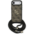 Husa de protectie Guess Crossbody Cord 4G Big Logo (GUHCP17MP4GMGCRW) compatibil cu iPhone 17 Air, Maro