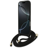 Husa de protectie Guess Crossbody Cord 4G Big Logo (GUHCP17MP4GMGCRK) compatibil cu iPhone 17 Air, Negru