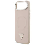 Husa de protectie Guess Hardcase Triangle Logo MagSafe (GUHMP17MPSDTSCMP) compatibil cu iPhone 17 Air, Roz