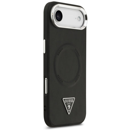Husa de protectie Guess Hardcase Triangle Logo MagSafe (GUHMP17MPSDTSCMK) compatibil cu iPhone 17 Air, Negru