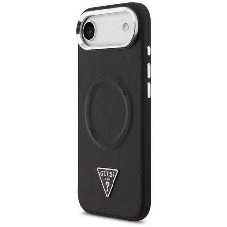 Husa de protectie Guess Hardcase Triangle Logo MagSafe (GUHMP17MPSDTSCMK) compatibil cu iPhone 17 Air, Negru