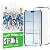 Folie de protectie Lito D+ Max Strong compatibil cu iPhone 17 Air, Negru
