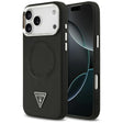 Husa de protectie Guess Hardcase Triangle Logo MagSafe (GUHMP17LPSDTSCMK) compatibil cu iPhone 17 Pro, Negru