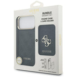 Husa de protectie Guess Cardslot 4G MagSafe compatibil cu iPhone 17 Pro Max, Negru