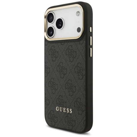Husa de protectie Guess Cardslot 4G MagSafe compatibil cu iPhone 17 Pro Max, Negru