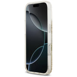 Husa de protectie Guess Resin Bottom Glitter compatibil cu iPhone 17 Pro, Auriu