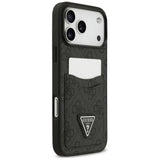 Husa de protectie Guess Hardcase 4G Double Card Triangle (GUHCP17XP4TPK) compatibil cu iPhone 17 Pro Max, Negru